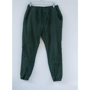Members Only Green Casual Pull On Jogger Elastic Band Size Medium